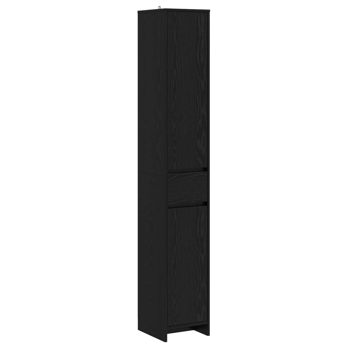 Mobile da Bagno Rovere Nero 30 x 33 x 190 cm