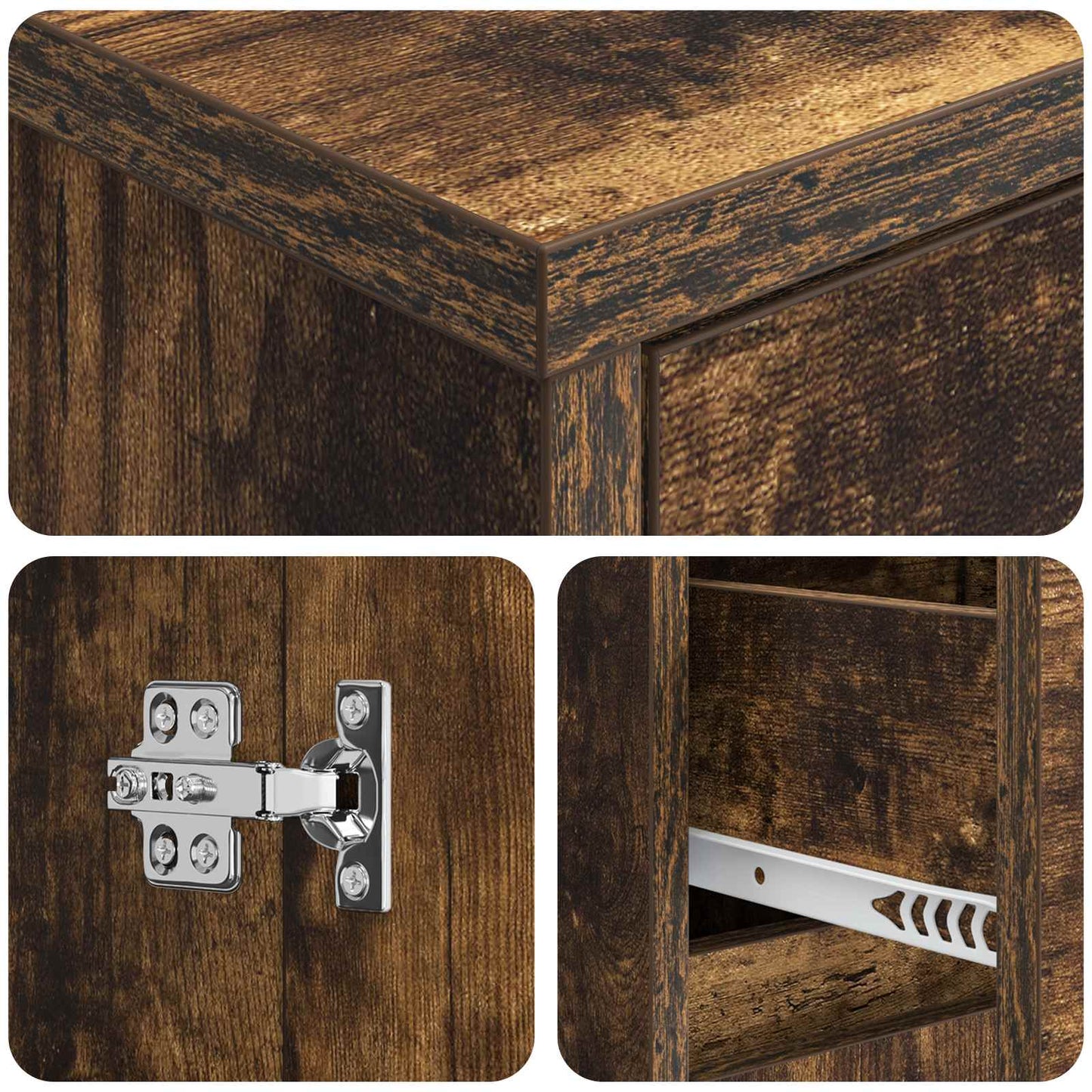 Mobile da Bagno Rovere Fumo 30 x 33 x 190 cm | homemem39