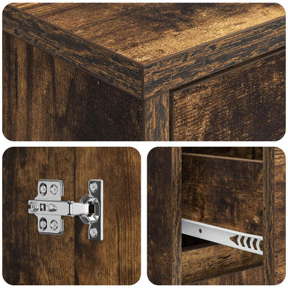 Mobile da Bagno Rovere Fumo 30 x 33 x 190 cm | homemem39
