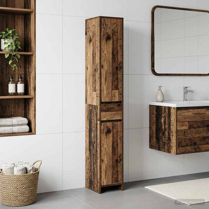 Mobile da Bagno Legno antico 30 x 33 x 190 cm