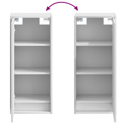 Mobile lavabo da parete Bianco 35 x 20 x 81 cm | homemem39