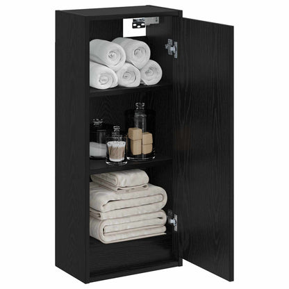 Mobile lavabo da parete Rovere Nero 35 x 20 x 81 cm | homemem39