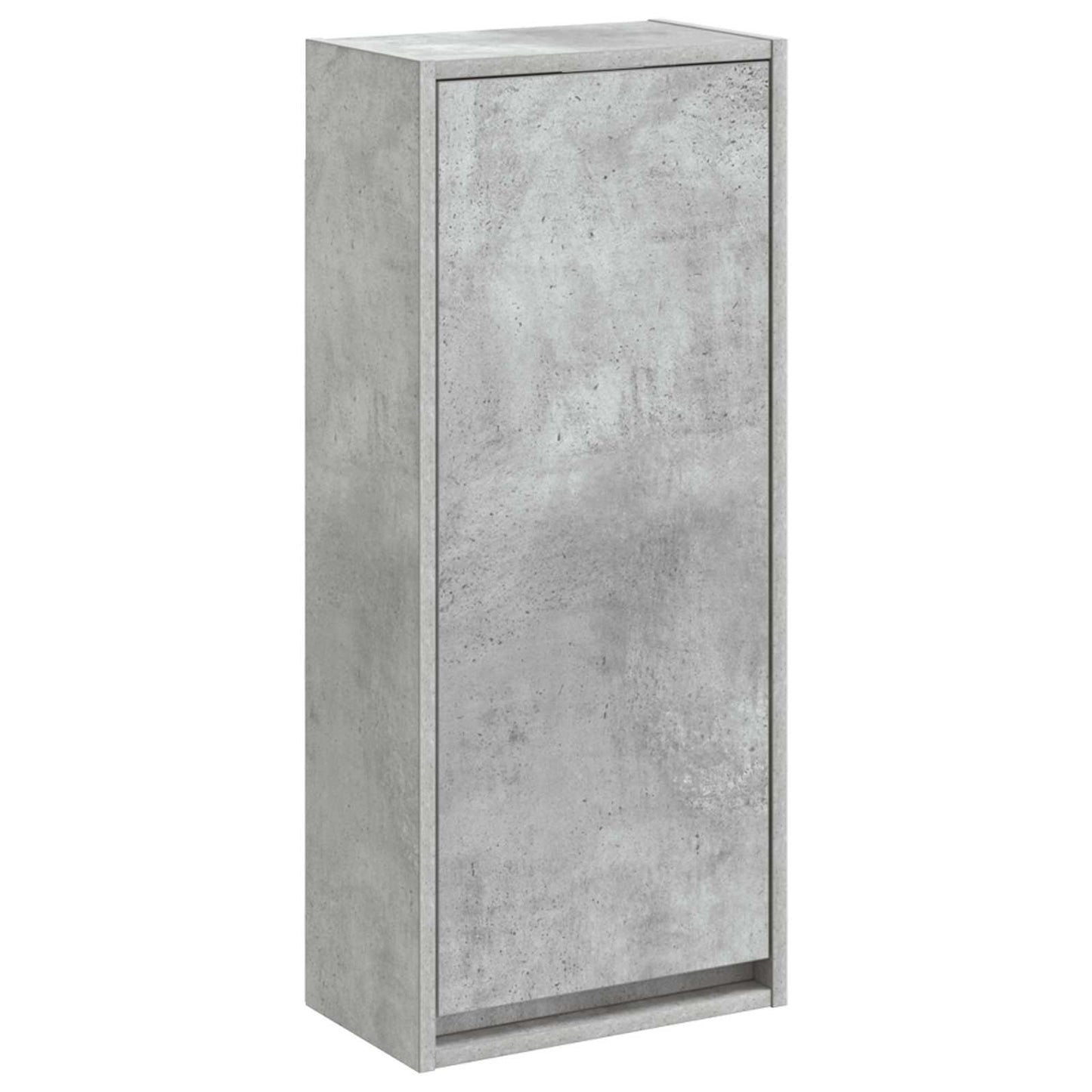 Mobile lavabo da parete Grigio Cemento 35 x 20 x 81 cm | homemem39