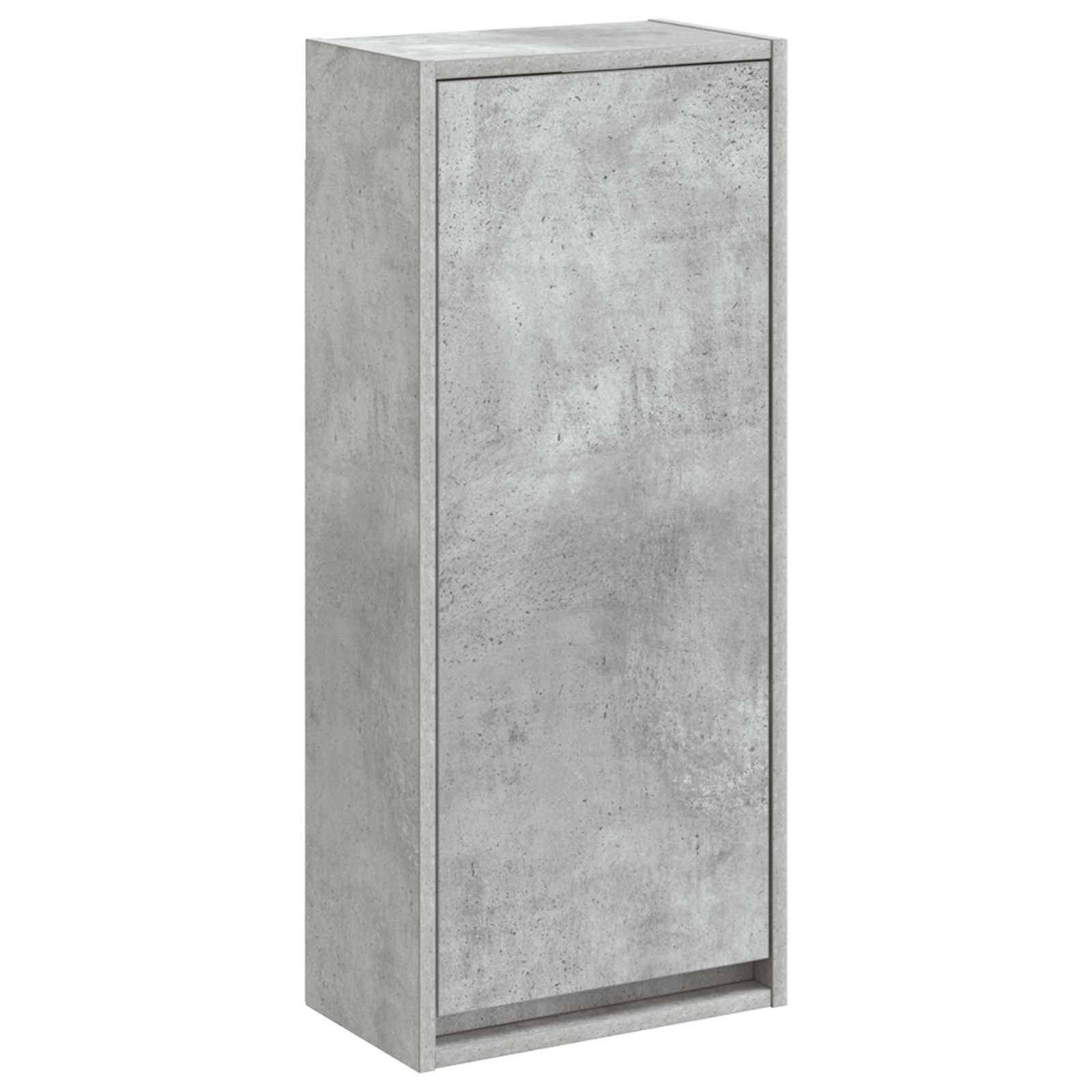 Mobile lavabo da parete Grigio Cemento 35 x 20 x 81 cm | homemem39