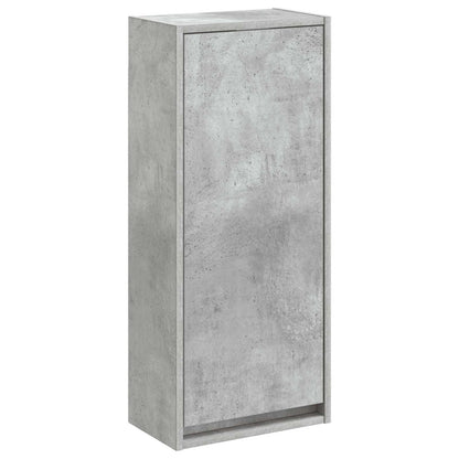 Mobile lavabo da parete Grigio Cemento 35 x 20 x 81 cm | homemem39