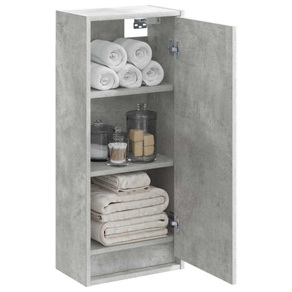 Mobile lavabo da parete Grigio Cemento 35 x 20 x 81 cm | homemem39