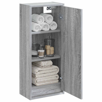 Mobile lavabo da parete Sonoma grigio 35 x 20 x 81 cm | homemem39