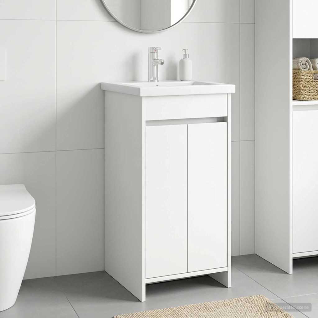 Mobile da bagno con lavabo Bianco 42 x 40 x 84,5 cm | homemem39