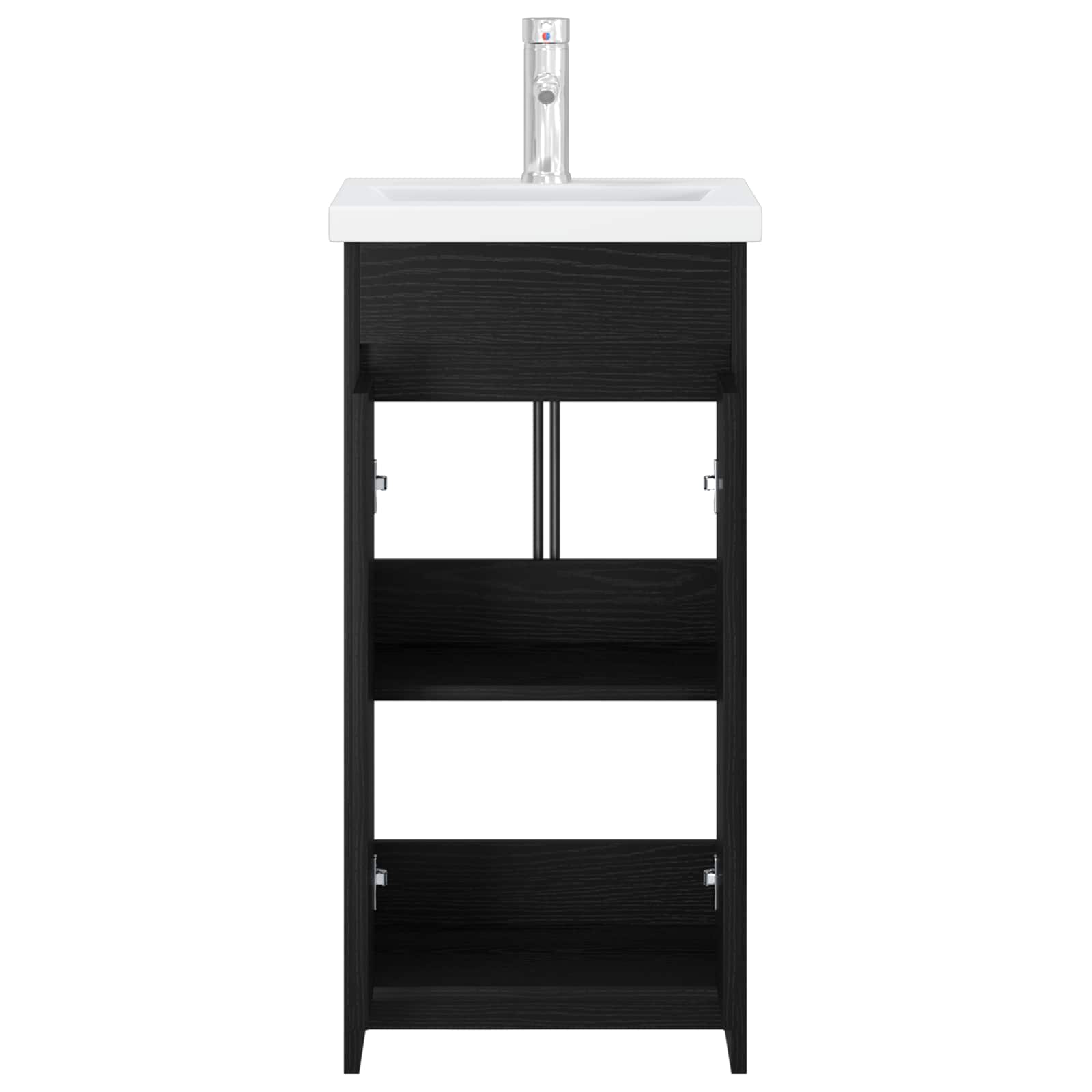 Mobile da bagno con lavabo Rovere Nero 42 x 40 x 84,5 cm | homemem39