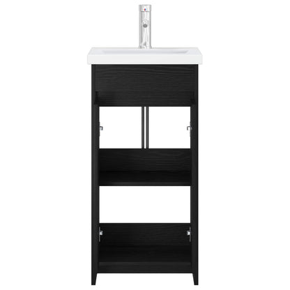 Mobile da bagno con lavabo Rovere Nero 42 x 40 x 84,5 cm | homemem39