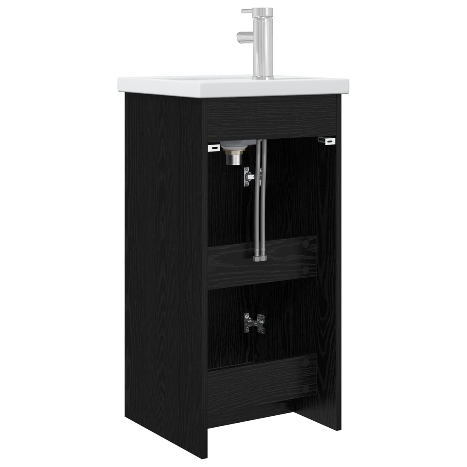 Mobile da bagno con lavabo Rovere Nero 42 x 40 x 84,5 cm | homemem39