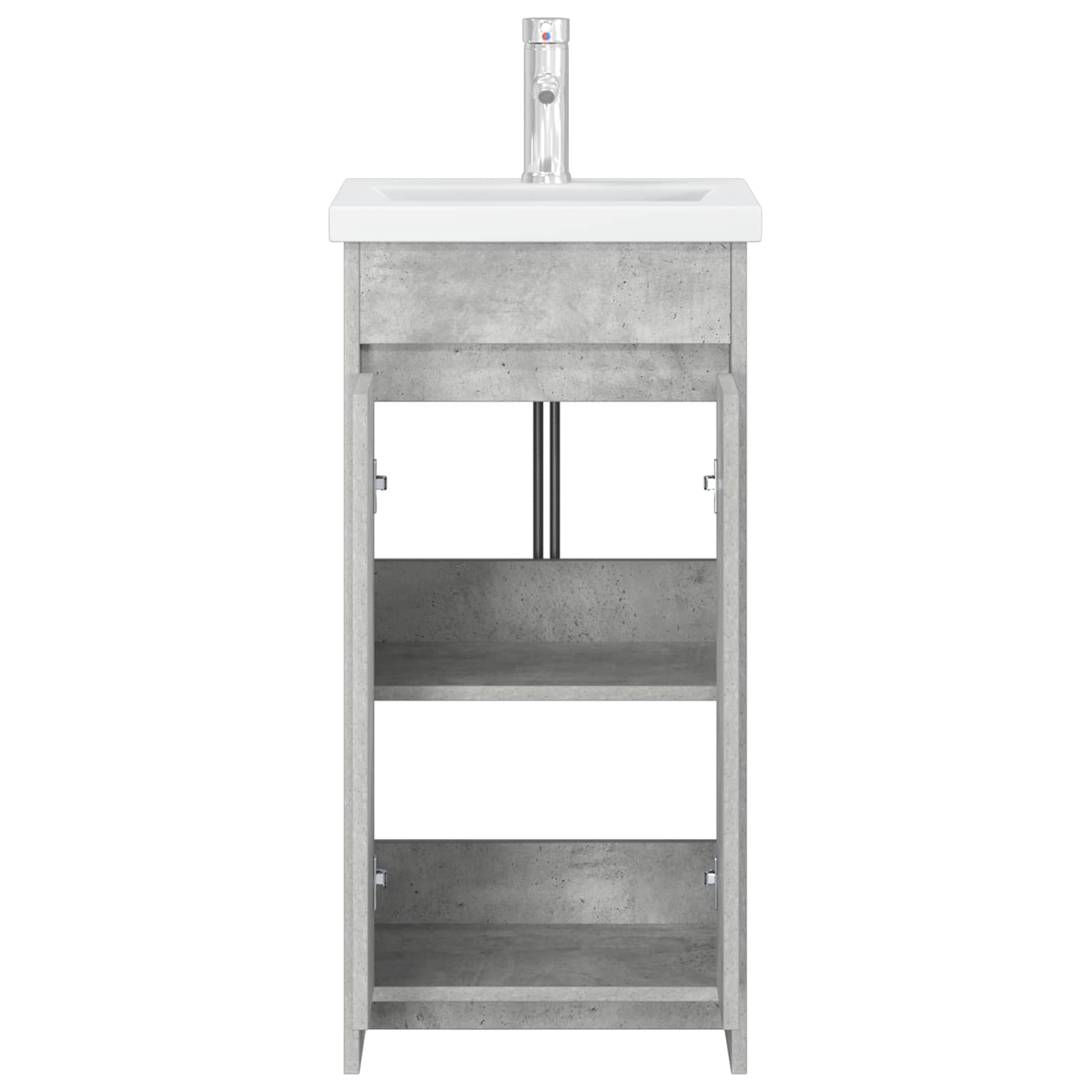 Mobile da bagno con lavabo Grigio Cemento 42 x 40 x 84,5 cm | homemem39