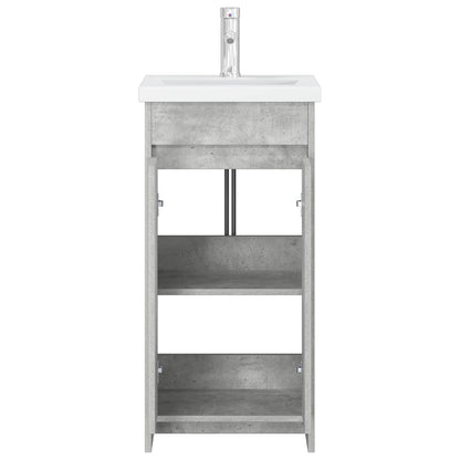 Mobile da bagno con lavabo Grigio Cemento 42 x 40 x 84,5 cm | homemem39
