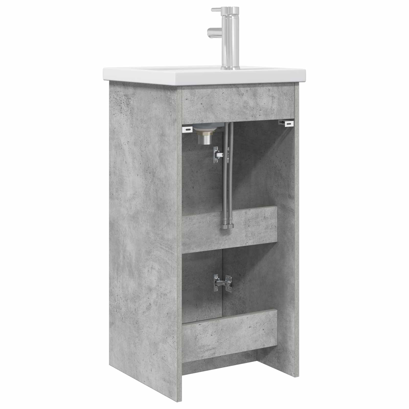 Mobile da bagno con lavabo Grigio Cemento 42 x 40 x 84,5 cm | homemem39