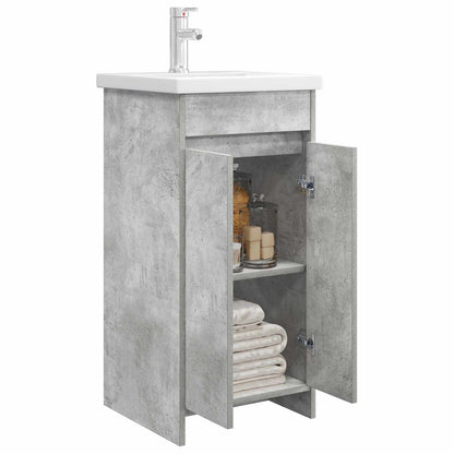 Mobile da bagno con lavabo Grigio Cemento 42 x 40 x 84,5 cm | homemem39