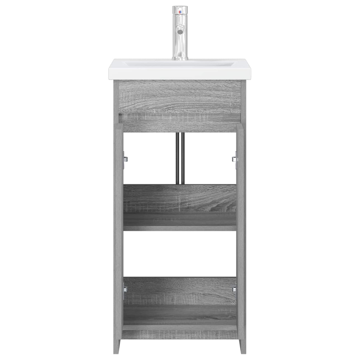 Mobile da bagno con lavabo Sonoma grigio 42 x 40 x 84,5 cm | homemem39