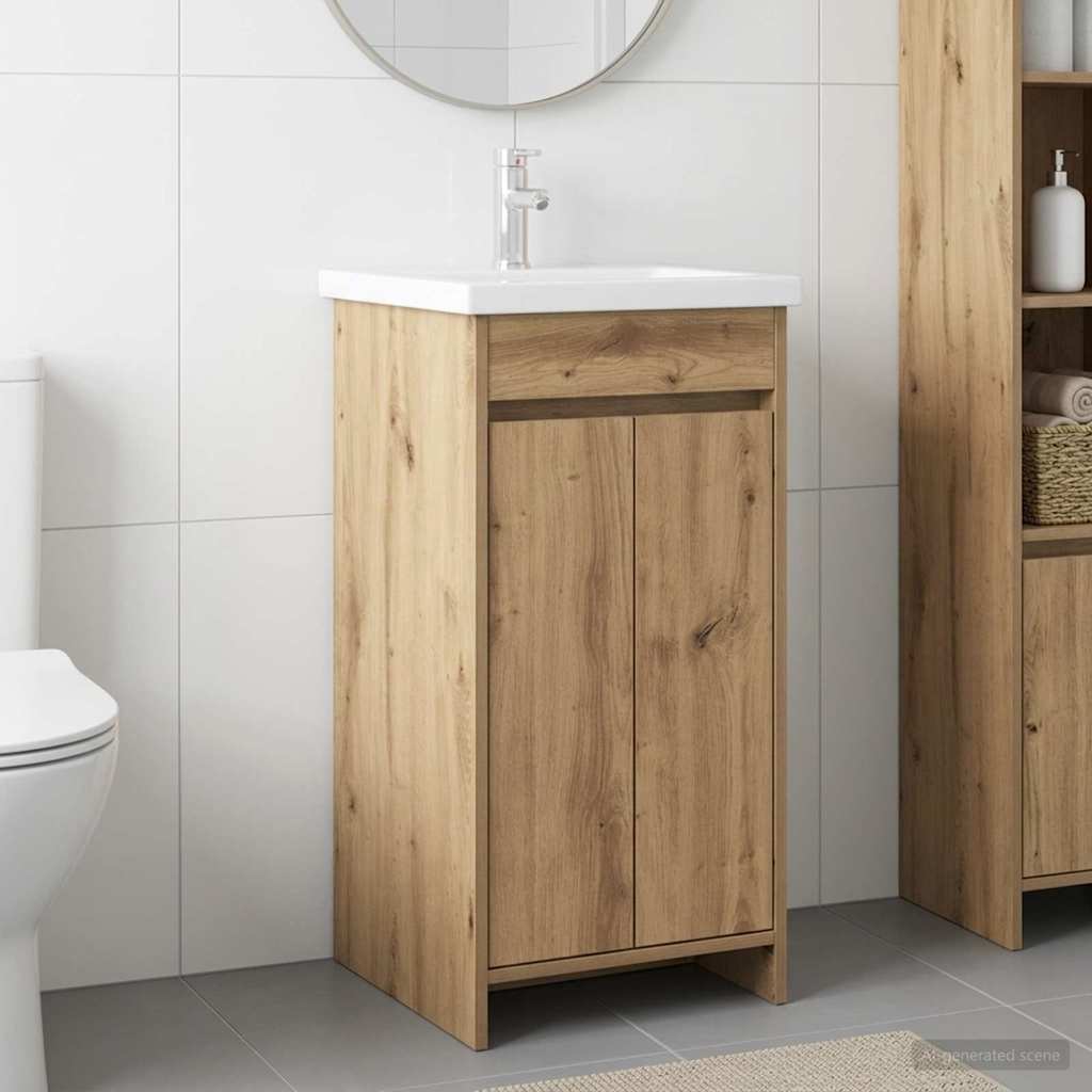 Mobile da bagno con lavabo Rovere Artigianale 42 x 40 x 84,5 cm | homemem39