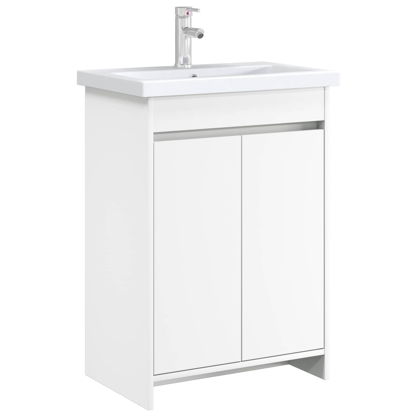 Mobiletto da Bagno Sotto Lavabo Bianco 56 x 37,5 x 81 cm | homemem39
