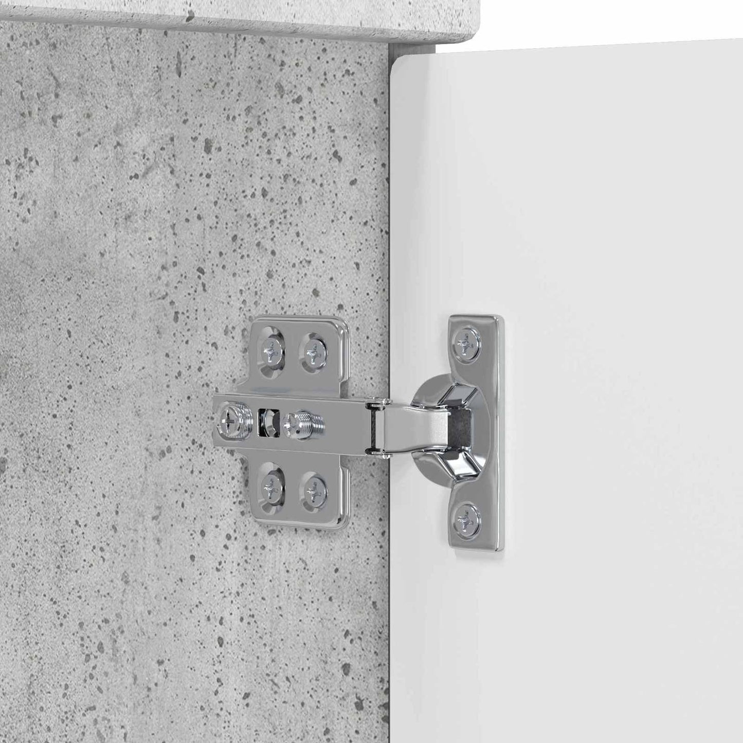 Mobiletto da Bagno Sotto Lavabo Grigio Cemento | homemem39