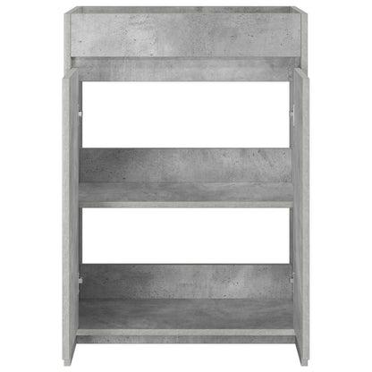 Mobiletto da Bagno Sotto Lavabo Grigio Cemento | homemem39