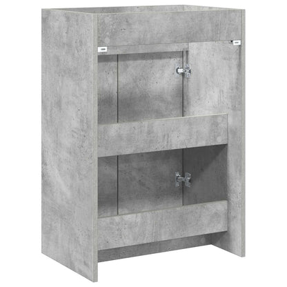 Mobiletto da Bagno Sotto Lavabo Grigio Cemento | homemem39