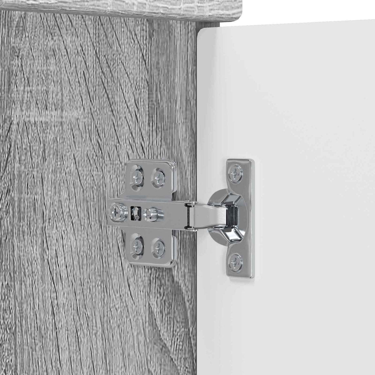 Mobiletto da Bagno Sotto Lavabo Sonoma grigio 56 x 37,5 x 81 cm | homemem39
