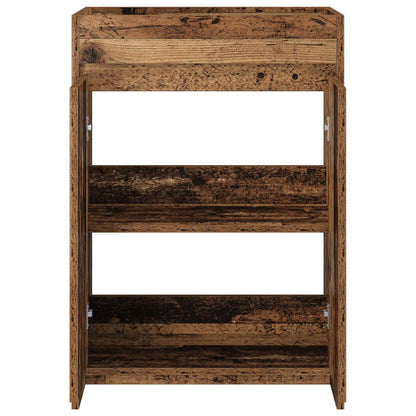 Mobiletto da Bagno Sotto Lavabo Legno antico 56 x 37,5 x 81 cm | homemem39