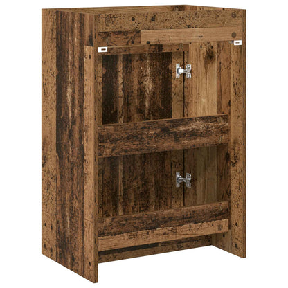 Mobiletto da Bagno Sotto Lavabo Legno antico 56 x 37,5 x 81 cm | homemem39
