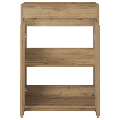 Mobiletto da Bagno Sotto Lavabo Rovere Artigianale | homemem39