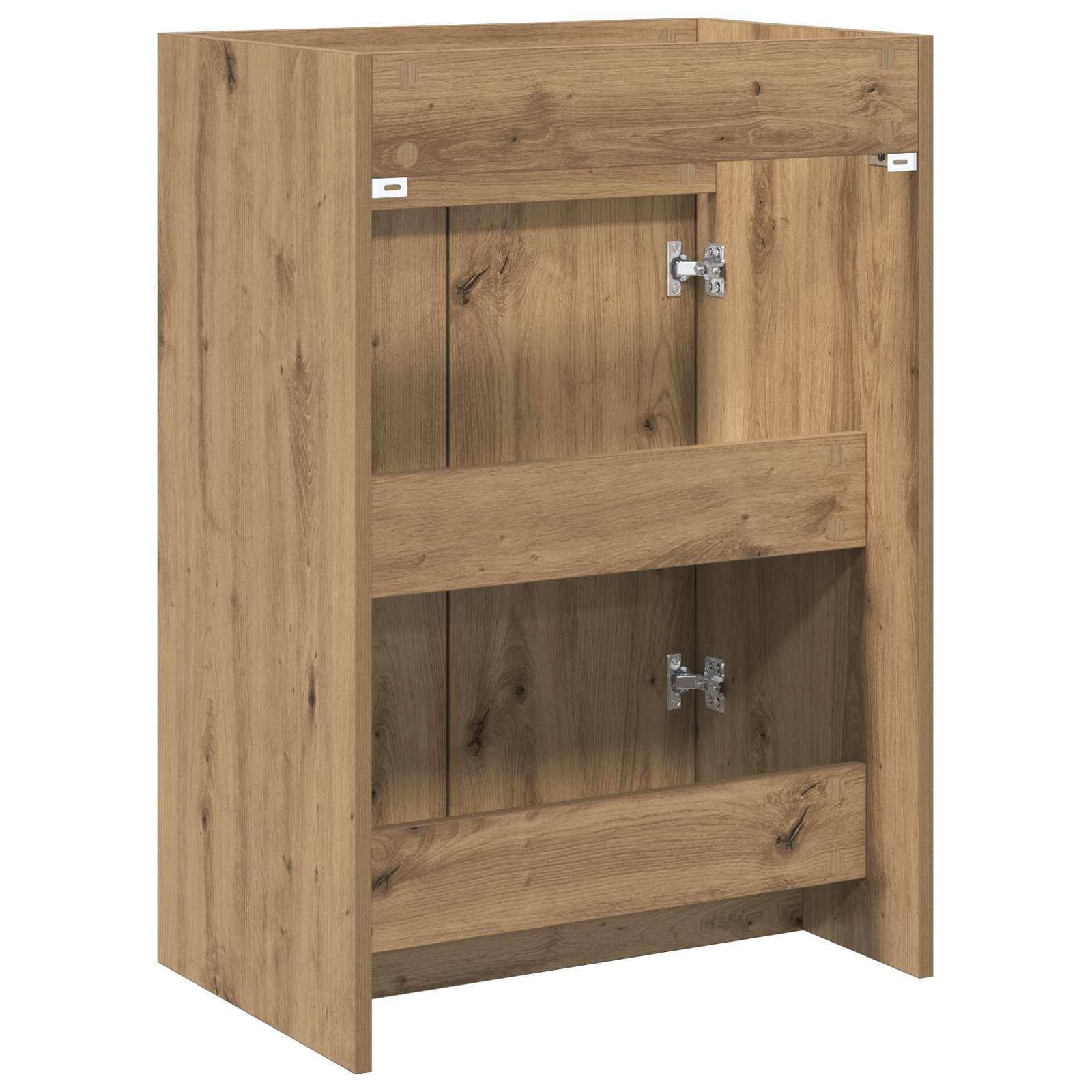 Mobiletto da Bagno Sotto Lavabo Rovere Artigianale | homemem39