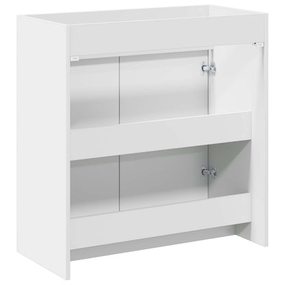 Mobiletto da Bagno Sotto Lavabo Bianco 78,5 x 37,5 x 81 cm | homemem39