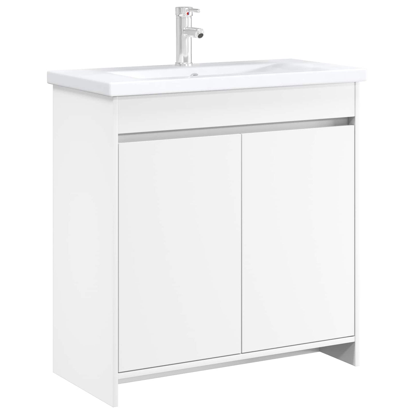 Mobiletto da Bagno Sotto Lavabo Bianco 78,5 x 37,5 x 81 cm | homemem39