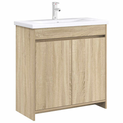 Mobiletto da Bagno Sotto Lavabo Rovere Sonoma | homemem39
