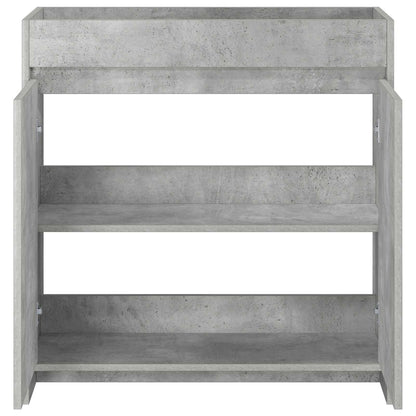 Mobiletto da Bagno Sotto Lavabo Grigio Cemento | homemem39