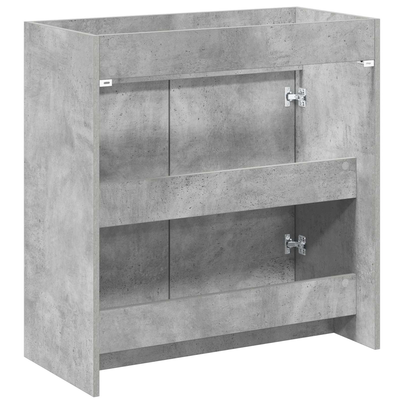 Mobiletto da Bagno Sotto Lavabo Grigio Cemento | homemem39