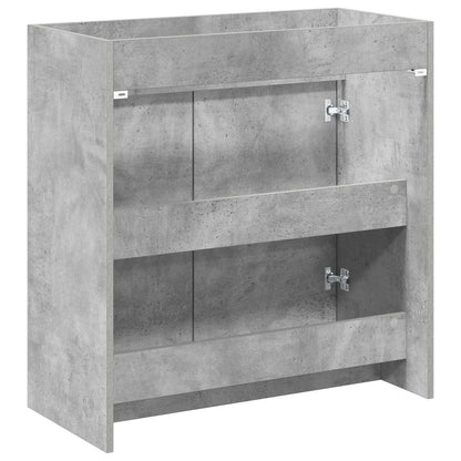 Mobiletto da Bagno Sotto Lavabo Grigio Cemento | homemem39