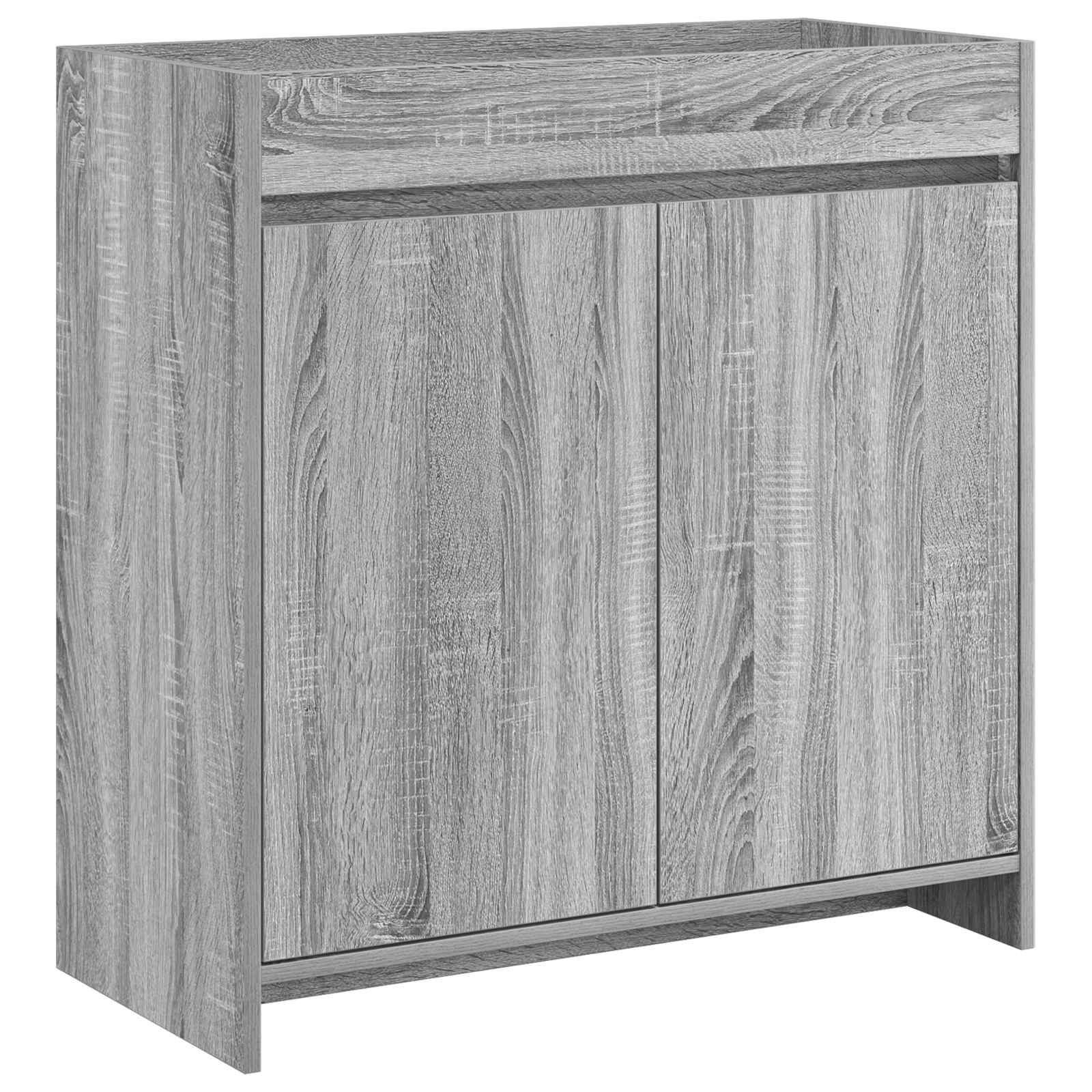 Mobiletto da Bagno Sotto Lavabo Sonoma grigio | homemem39