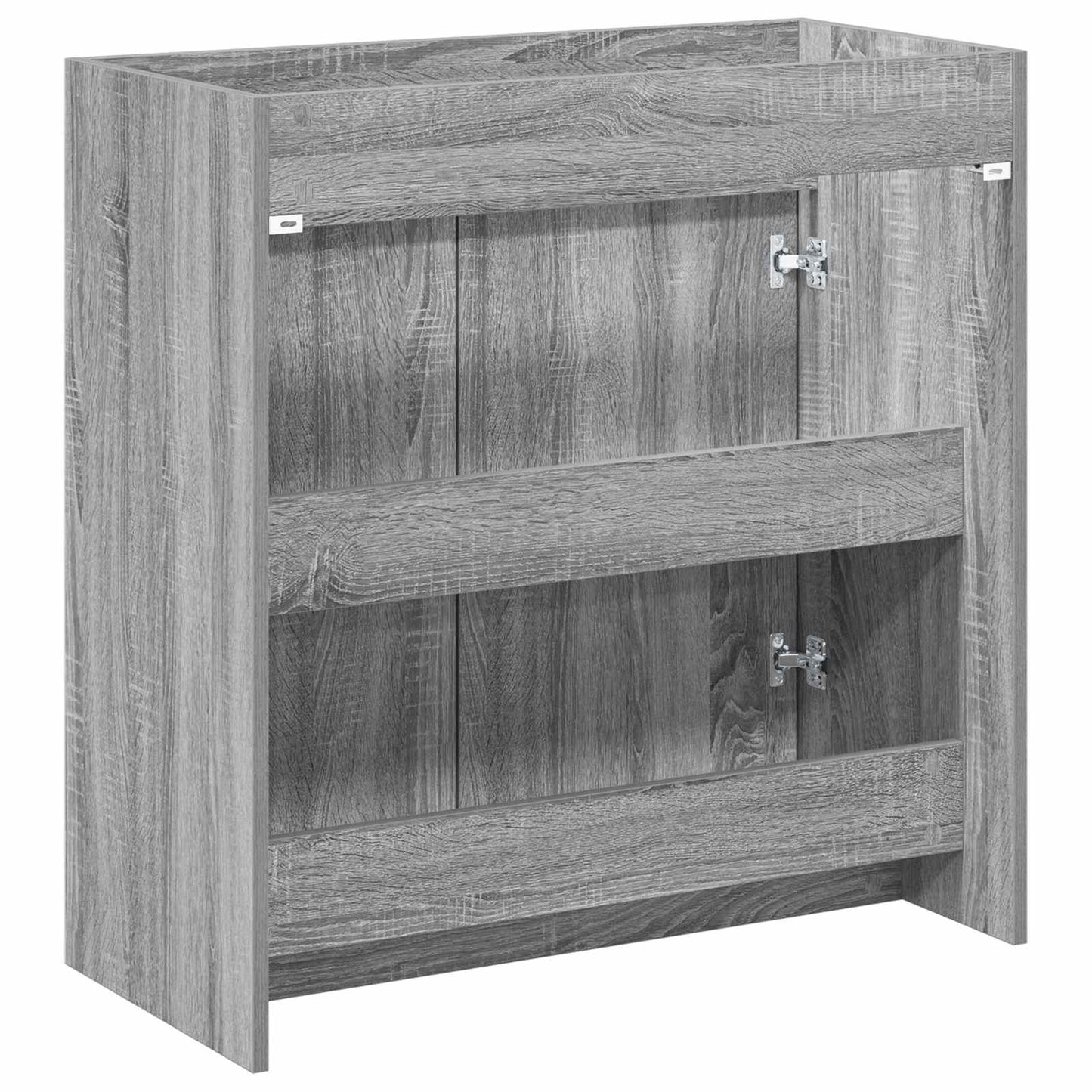 Mobiletto da Bagno Sotto Lavabo Sonoma grigio | homemem39