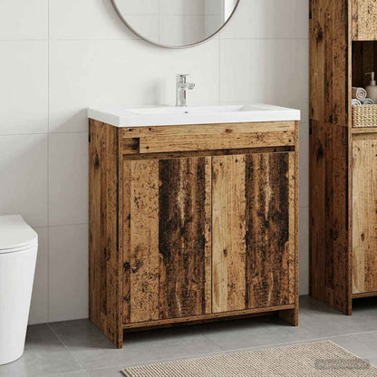 Mobiletto da Bagno Sotto Lavabo Legno antico | homemem39