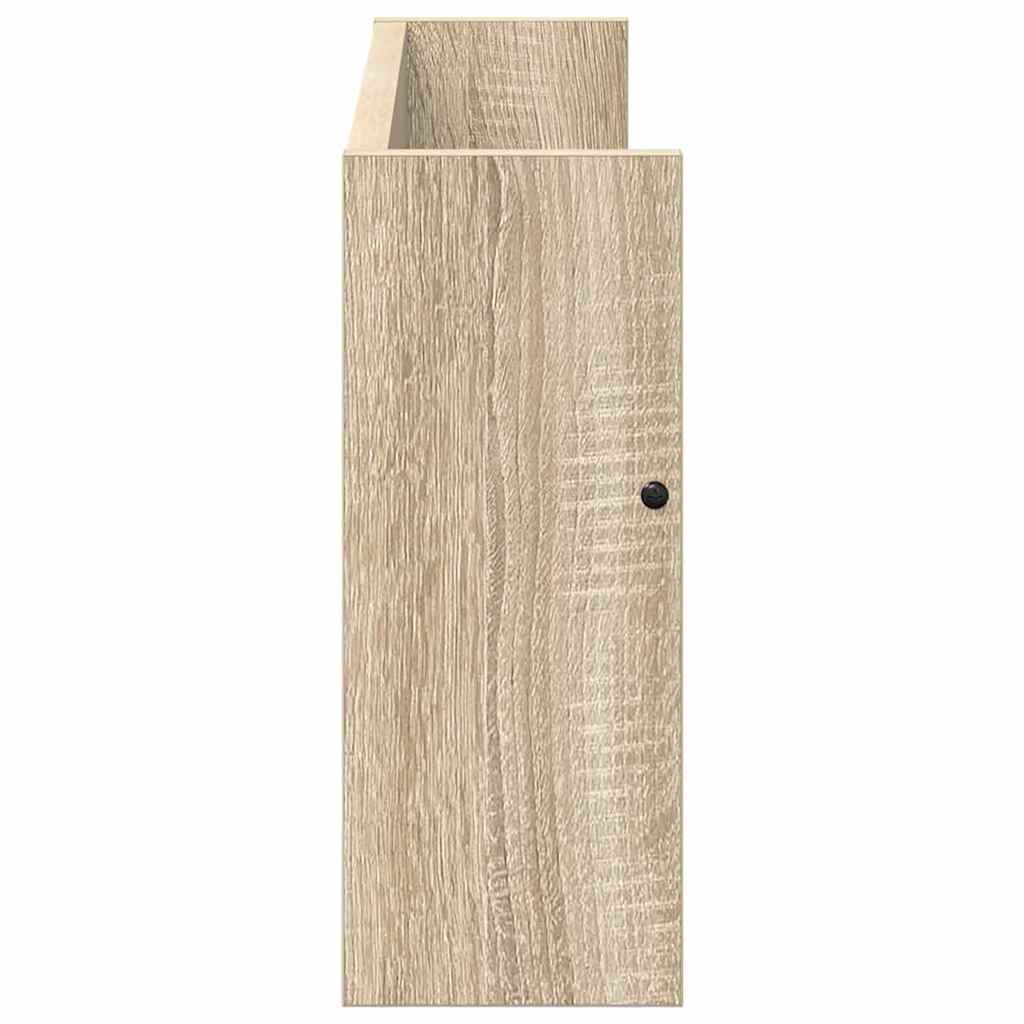Scaffale per riviste 2 pcs Rovere Sonoma 60 x 12 x 30 cm | homemem39