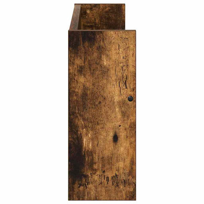 Scaffale per riviste Rovere fumé 60 x 12 x 30 cm