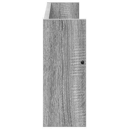 Scaffale per riviste 2 pcs Grigio Sonoma 60 x 12 x 30 cm