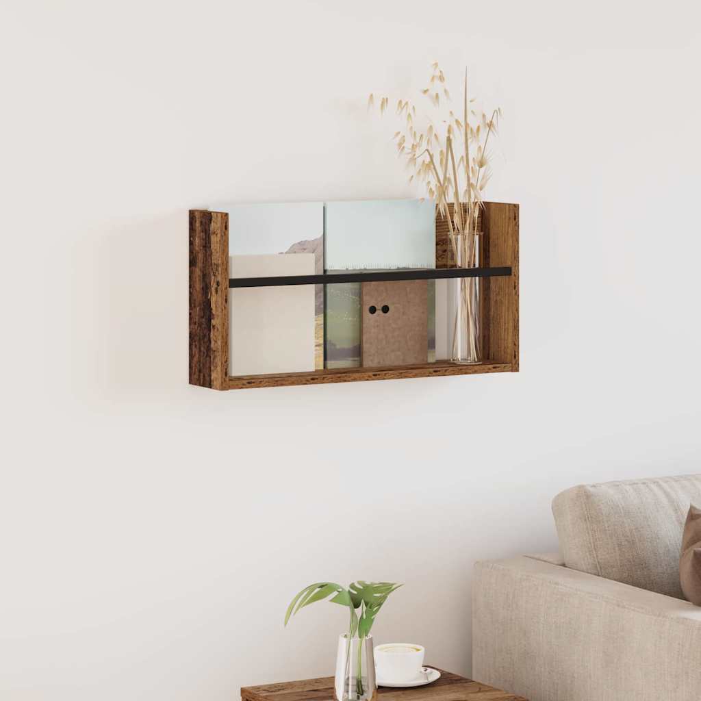 Scaffale per riviste Legno vecchio 60 x 12 x 30 cm