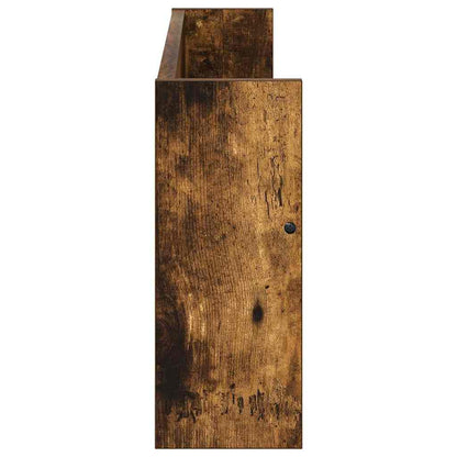 Scaffale per riviste Rovere fumé 80 x 12 x 30 cm