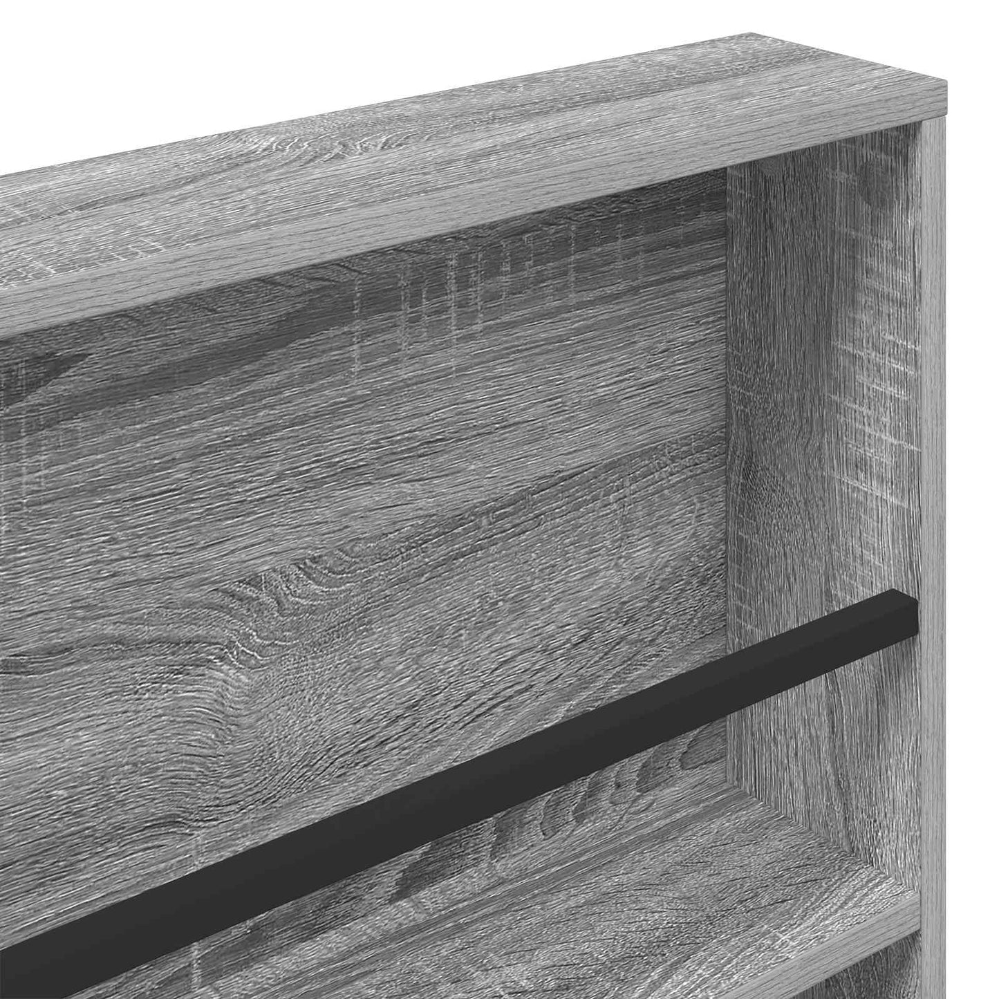 Scaffale per riviste 2 pcs Grigio Sonoma 60 x 12 x 70 cm