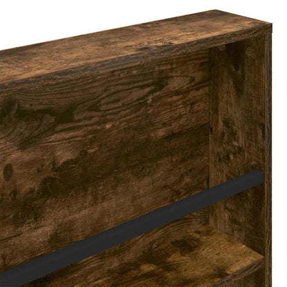 Scaffale per riviste 2 pcs Rovere fumé 80 x 12 x 70 cm