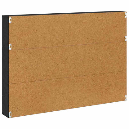 Scaffale per riviste Rovere Nero 100 x 12 x 70 cm