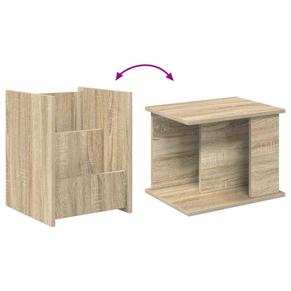 Scaffale per riviste Rovere Sonoma 35 x 35 x 45 cm