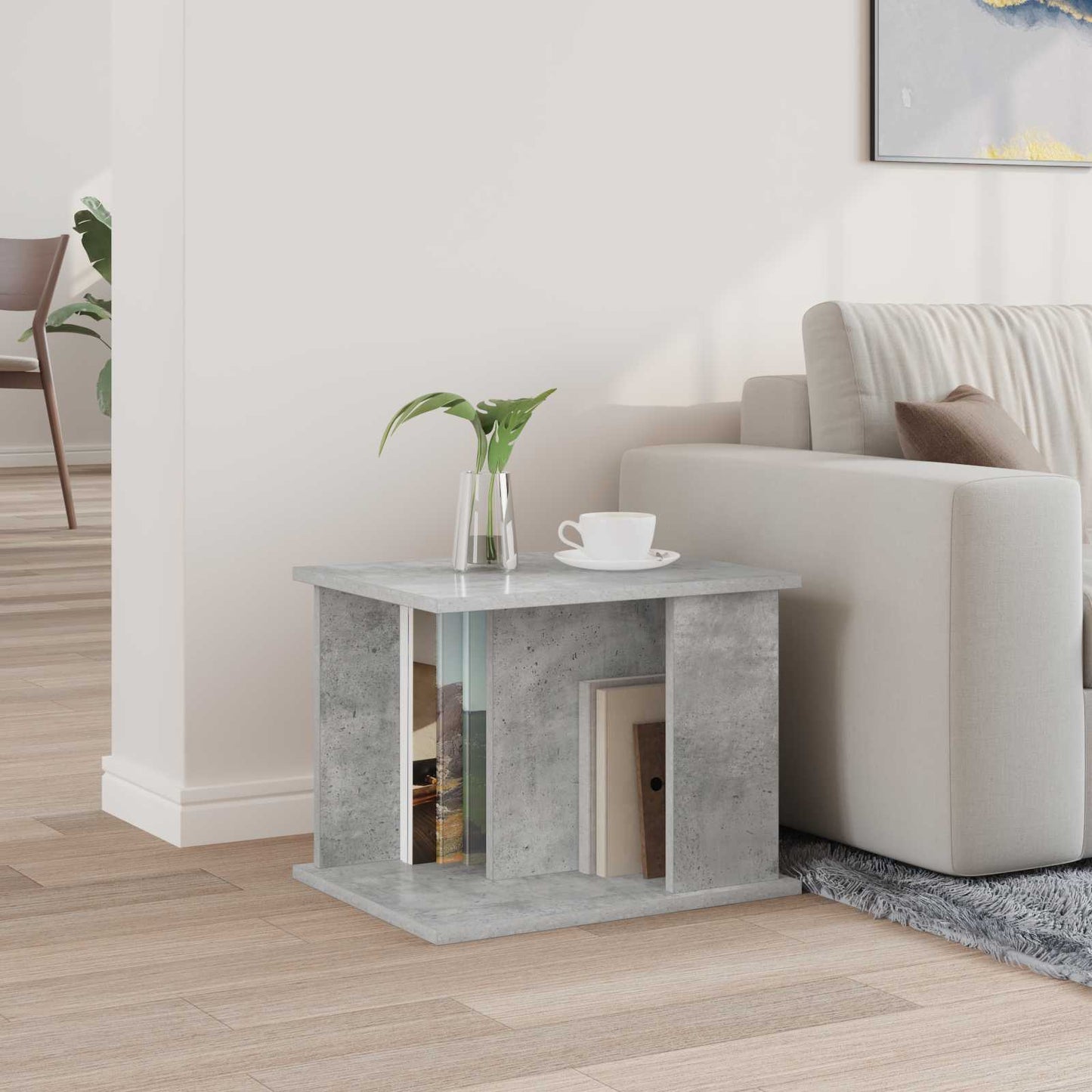 Scaffale per riviste Grigio Concretè 35 x 35 x 45 cm