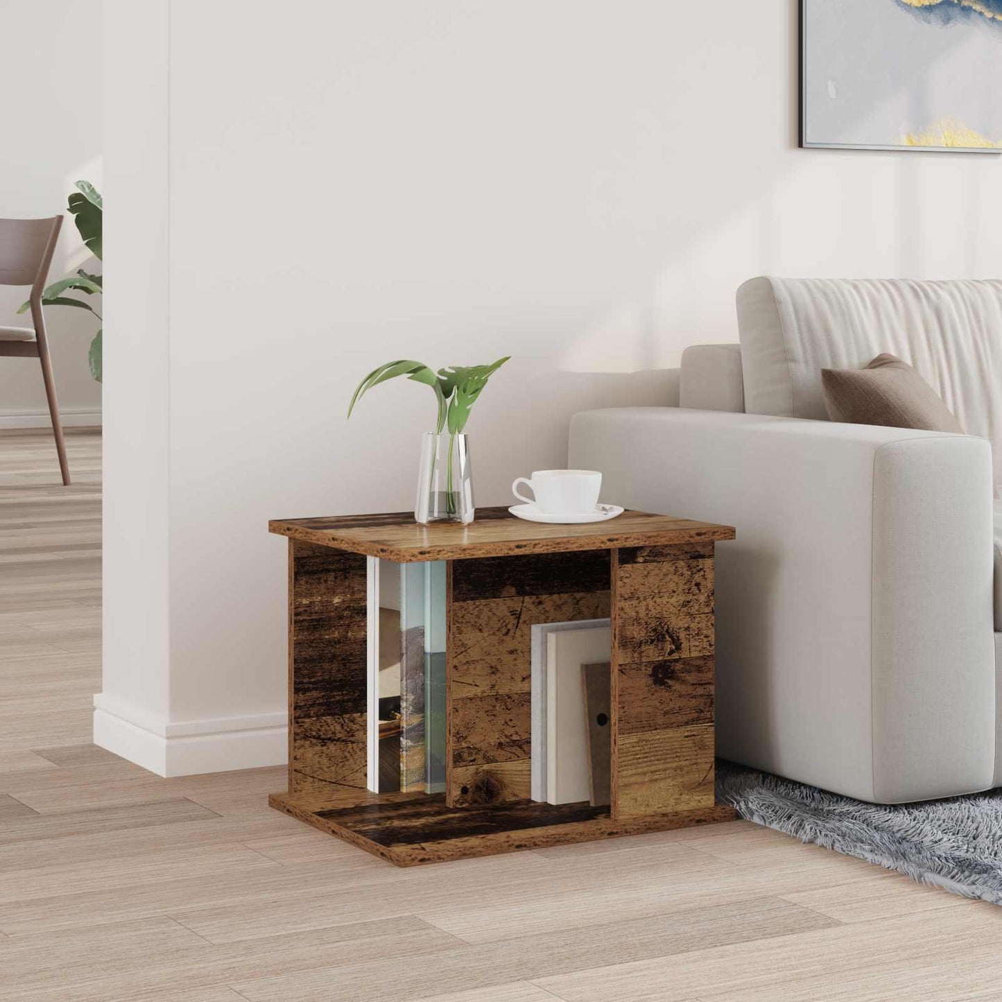 Scaffale per riviste Legno vecchio 35 x 35 x 45 cm